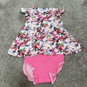 Posh Peanut Butterfly Floral & Polka Dot Bummies